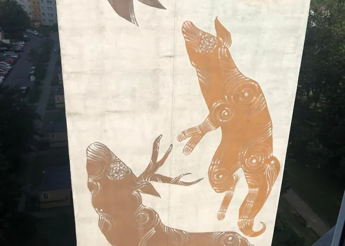 Street Art Zaspa - Wsrod Murali Appartement Gdańsk